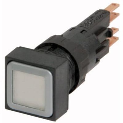 Eaton 089202 Q18LT-WS Druktoets Bedieningsknop vlak Knop Wit 1 stuk(s) Single
