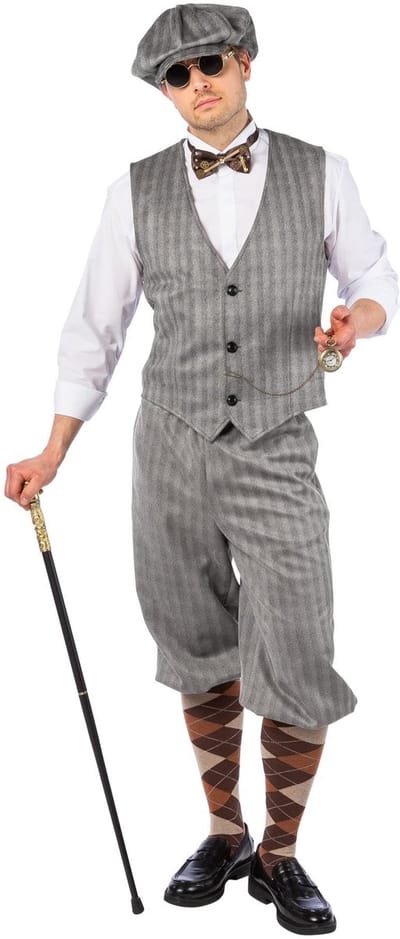20's Outfit Grijs Heren Clarance - Maat 46/48
