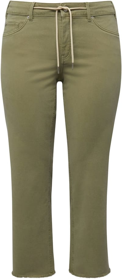 s.Oliver - female - Gesneden jeans / Recht model / Halfhoog / Rechte pijp