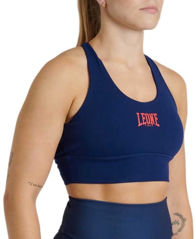 Leone1947 Logo Wacs Sportbeha Blauw M Vrouw