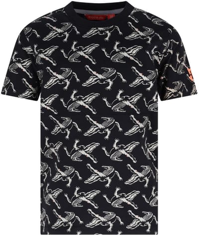 TYGO & vito jongens T-shirt zwart X603-6436 maat 110/116