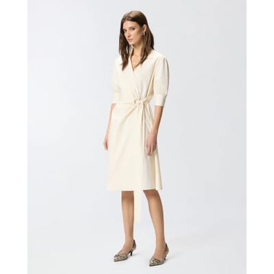 Pinko aline jurk comfort poplin ss26
