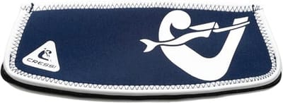 Neopreen Maskerband Bescherming voor Duik- en Snorkelmaskers - Uniseks Volwassenen, Marineblauw/Wit