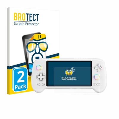 BROTECT - Screenprotector voor Anbernic RG556 - Folie Beschermfolie transparant 2 Stuks