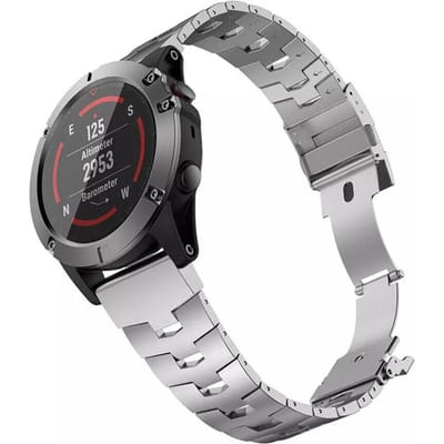 Garmin Fenix 7 titanium bandje (zilver)