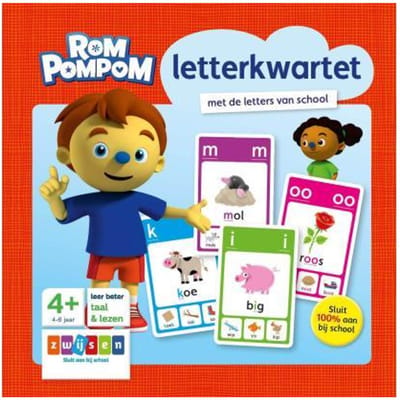 Rompompom letterkwartet Bordspellen