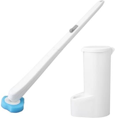 Dailygoods- Toiletborstelhouder 16 Stuks - Diepe Reiniging - Goede Organisatie - Geschikt voor Badkamer - 3 Lagen - Handvat voor Gemak - Toiletborstelset