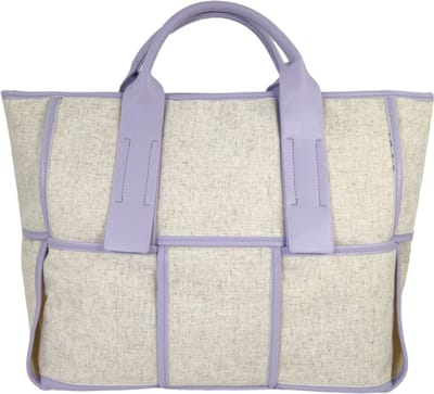 Qischa® - Handtas - dames - Schoudertas - Schopper - paars - 100% recycled