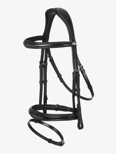 LeMieux Kudos Wedstrijd Flash Hoofdstel Pony Chestnut/Zilver