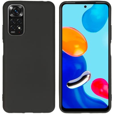imoshion Hoesje - Geschikt voor Xiaomi Redmi Note 11S (4G) / Xiaomi Redmi Note 11 (4G) - Color Backcover - Zwart