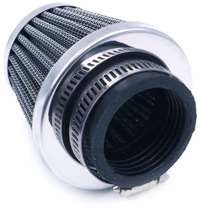 Dailygoods- Luchtfilter hoge luchtstroom - Klem-on luchtinlaat filter - Wasbaar en herbruikbaar - Universele motorfiets/ATV - Duurzaam materiaal - Eenvoudige installatie - Inlaatfilter