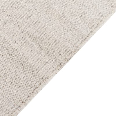 GHARTA - Vloerkleed - Lichtbeige - 140 x 200 - Katoen