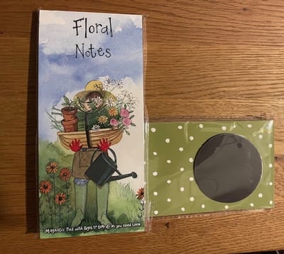 Alex Clark Magnetic Notepad Floral Notes ~ Magnetisch Notitieblok Tuinieren