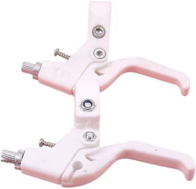 Fiets Remhendel - Remgreep Kinderfiets - Veilig Fietsen - Ergonomisch Ontwerp - Universeel 2.2cm - Wit