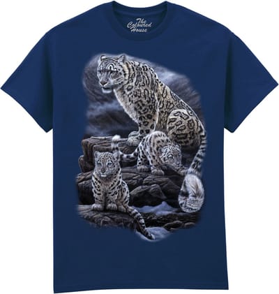 Sneeuwluipaard Snow Leopards Family The Coloured House T-shirt M