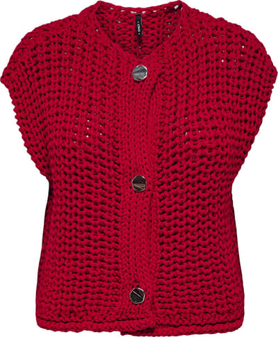 Only Gilet Onlchloe Ss Rib Button Vest Knt 15352208 Salsa Dames Maat - L