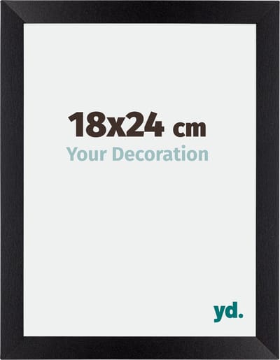 Your Decoration - Fotolijst 18x24 cm - MDF - Zwart Mat - Mura