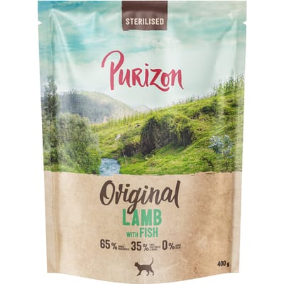 Purizon Cat Sterilised Lam en Vis - Nieuw Receptuur: 400 g