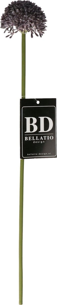 Bellatio Design Sierui Globemaster kunstbloem - losse stelen - paars - 44 cm - Natuurlijke uitstraling