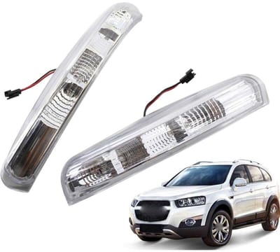 Knipperlichtlampjes voor de achteruitkijkspiegels van een Chevrolet Captiva uit 2007-2014, één paar.