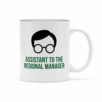 Assistant to the Regional Manager Mok – Grappige Kantoor Quote Koffiemok – Perfect Cadeau voor Fans & Collega’s – 330 ml