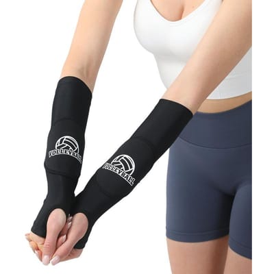 Sport Volleybal Armbeschermer Spons Volleybal Onderarm Armbeschermer Jeugd Anti-verstuiking Pols Professioneel Armbeschermer Gereedschap One size fits all zwart