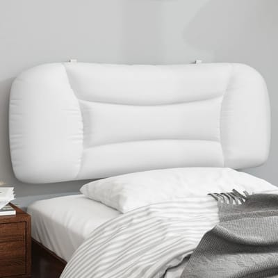vidaXL - Hoofdbordkussen - "Hvar" - 100 - cm - kunstleer - wit