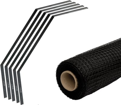SPUUT Kattengaas 1 x 10 meter inclusief beugels - Voordeelset