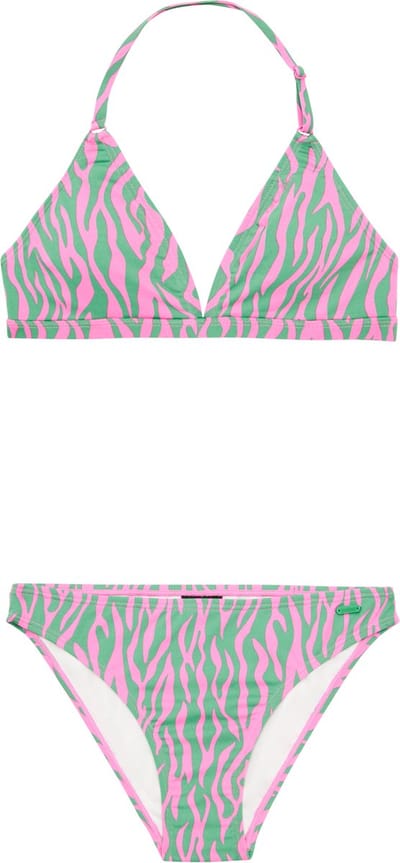Protest Prtaniston Jr – Triangle bikini set Meisjes – Verstelbare bandjes – Uitneembare vulling – Tijgerprint