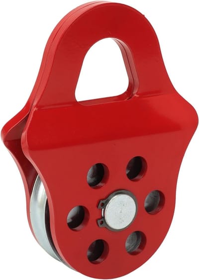 Zware Trekpulley met 4T Laadcapaciteit voor Tractor, ATV en UTV - Ideaal voor Hijstoepassingen