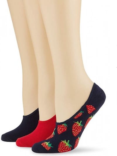 Happy Socks Palm Strawberry Liners Sokken Veelkleurig EU 41-46 Man