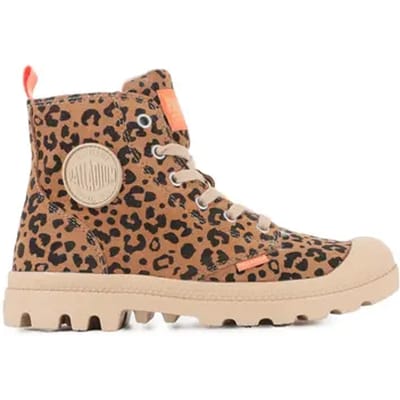 Palladium 99519-974-M Pampa Hi Zip WL Leo - Dameslaarzen - Liefbruin-Zwart