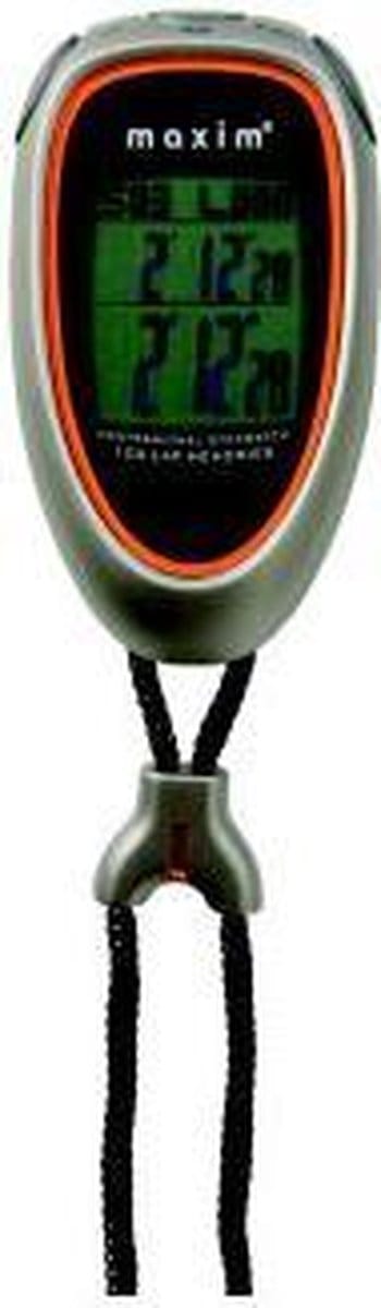 Maxim Stopwatch 700 Grijs/oranje 14 Functies/kenmerken