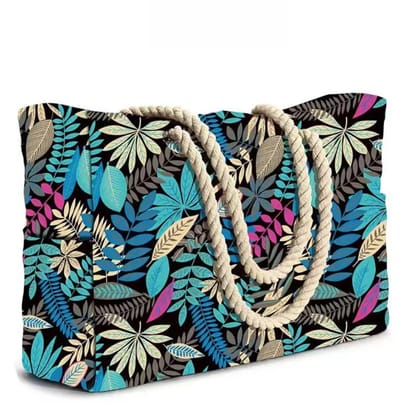 Livano Strandtas - Ibiza - Tas - Tote Bag - Shopper - Veelkleurig - Met Rits