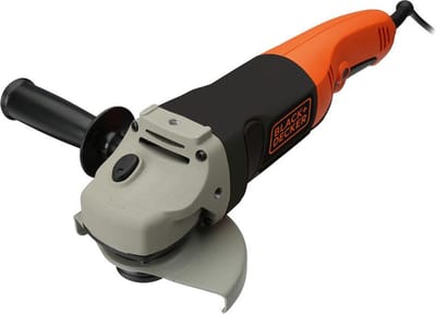 BLACK+DECKER 1200W 125mm haakse slijper, 12.000 t.p.m., schakelaar met nulspanningsbeveiliging - KG1202-QS