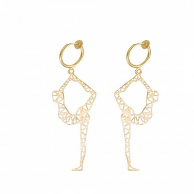 Klem oorbellen- Goudkleurig- turnen- Filigraan-geen gaatje-Charme Bijoux