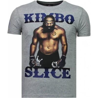 Local Fanatic Kimbo slice rhinestone t-shirt