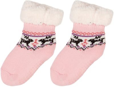 Clayre & Eef Huissokken Baby Voor 0-24 Maanden Roze Synthetisch