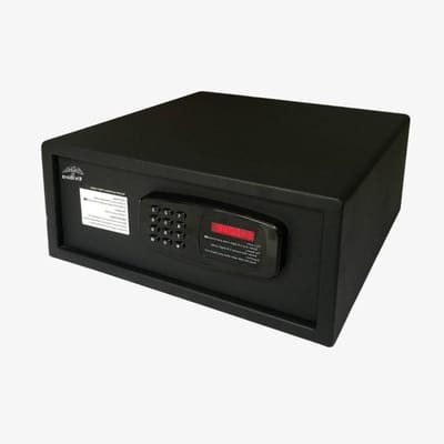 Elektronische Kluis - Digitale Koffer - Waardevolle Spullen Beveiligen - Automatische Deuropening - Laptopformaat 15 inch - Zwart