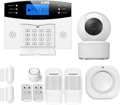 Huisbeveiligingssysteem - Inbraakkit Alarmsysteem - Thuis Beveiligen - Mobiele APP Bediening - 181x136x34mm - Niet gespecificeerd