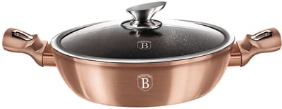 Berlinger Haus Hapjespan - Inductie - Ø 28 cm - Met Deksel - Rose Goud