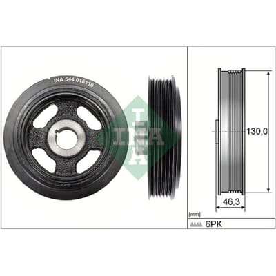 Schaeffler Ina Riemschijf, krukas INA 544 0181 10
