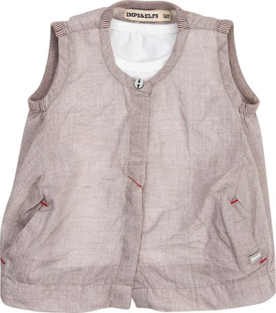 Imps & Elfs Meisjesblouse - Bruin - Maat 68