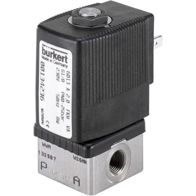 Magneetventiel G1/8'' NC RVS FKM 0-25bar/363psi 230VAC Vacuüm 6013 137819