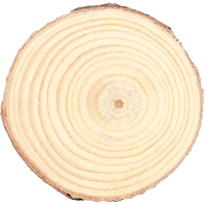 Rondelles de Bois Naturel Rondins de Pin Artisanat DIY Peinture Mariage Décoration de Fêtes 1# 5 6cm beige