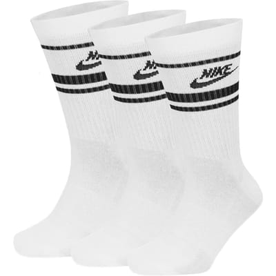 Nike Sportswear Everyday Essential Tennissokken Verpakking 3 Stuks-Wit,Zwart