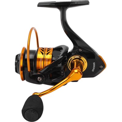 Spinmolen 5.0:1 Hoge Snelheid Baitcasting Metalen Vismolen 4+1BB Platte Lijnkom voor Zoetwatervissen HM-3000S black