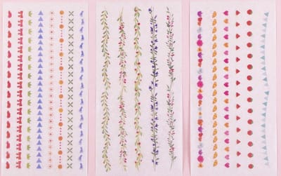 Meer Leuks - Stickerset - Strookjes - 6 vellen