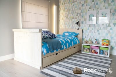 Rockwood® Kinderbed Daan inclusief montage met lattenbodem white wash