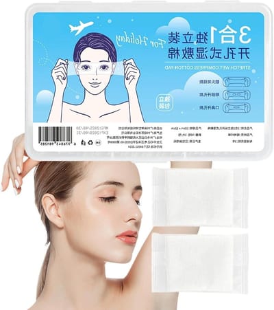 Katoenen Gezichtspads - Wattenschijfjes Toner - Make-up Verwijderen - Scheurbestendig Mesh - 150 stuks - Wit